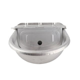 Stainless Steel Automatic Waterer Pet Livestock Tool Animals Water Bowl with Floating Ball for V1294-YM0901-H41809