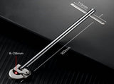 Spring-Jaw Basin Wrench, 15-Inch Length for Hard-to-Reach Plumbing, Solid Steel Handle for Maximum V1192-AZ-W-30124