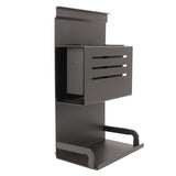 Wall Mount Utensil Rack Grey Aluminum Alloy Easy to Clean Multi Use Wall Utensil Organizer Rack for V1294-YM0901-3118240199511