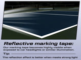 230 Ft Driveway Basketball Tape Outdoor Court Adhesive Marking Lines for Tennis Badminton Parking V1259-DP01-A-1220