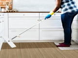 Microfiber Flat Mop with 2 Reusable Pads, 50 Inch Adjustable Self Wringing V1366-AZ2-W-21009