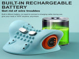 Hugterra Massager Electric Neck Massager Relaxer Portable Shiatsu Massage Pillow V201-QHGMMOREONE071