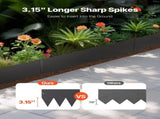 Steel Landscape, 3 Packs 1016 x 203 mm Rust-Resistant Metal Landscape, Bendable Garden V952-DXGJSPZ3PCS4JUPE7V0