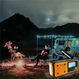 Emergency Hand Crank Solar Radio Yellow V728-OBA1005008406059988