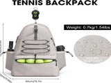 Backpack - Tennis Bag - Sports Bag - Waterproof Racket Bag - Suitable for multiple rackets with shoe V1188-ZXY-10044