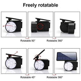 2 Pcs Powerful Outdoor Solar Light, 30 LED Security Light Motion Sensor Three Head Spotlights V1237-ZY-715-107