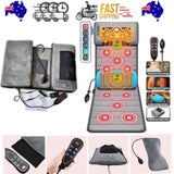 10 Vibrating Motors Massage Mat Full Body Heated Mattress Pillow Pain Relief AU V201-MAS6010GY8AU