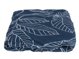 Blue Leaves Soft Elastic Sofa Cover Washable Sofa Slipcover Furniture Protector for Home2 Seater V1294-YM0721-3117210017412