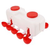10L Chicken Waterer Semi Automatic Poultry Water Feeder Chicken Coop Accessories for Ducks Goose V1294-YM0710-3111230252111