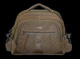 FIB Washed Canvas Backpack Bag in Khaki V563-A1206C-KHAKI