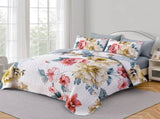 Vibrant Quilted Bedspread and Pillowcases Set Add Color and Comfort to Your Space - Queen size V745-MAC080474Q13U