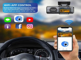 4K Dash Cam UHD 2160P WiFi Front Dashcam Night Vision Car Camera with 64GB Card V462-TA-96-01