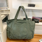 Unisex Bag Cross-Body Bag Shoulder Bag Tote Bag Large Capacity Bag Student Bag - Beige - Size V1347-127-78254-BEG-38-15-32
