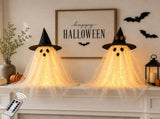 2pcs Halloween Decorations Indoor,Ghost Decor with String Lights Remote Control,Halloween Party V1107-129-29811