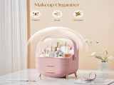 Transparent Flip-top Cosmetic Storage Box Dustproof, Waterproof, Multi-layer Drawer Organizer, V1232-HZSNX004