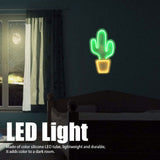 Innovative Cartoon Cactus Shape Acrylic LED Light Decorative Light for Party Home Decoration V1294-YM0901-3119200018811