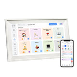 Kitchee 10" Digital Calendar Smart Family Planner - 25.5cm Touchscreen White V238-SUPDZ-42012314927184