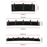 Car Rear Trunk Spoiler Abs Material 1Set 23 x 6 x 2 In V1369-AZ3-W-20678