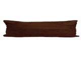 Ramesses Body Pillow with Pillowcase Chocolate V442-KIT-PILLOW-CORDED-CHOCOLATE-BO