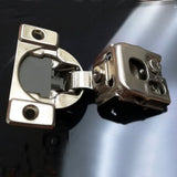 10 piece set of kitchen cabinet soft close hinges, 3/4 inch overlay, stainless steel hidden hinges V1366-AZ2-W-14369