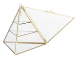 Jewelry Storage Rack Pyramid Shape 3 Layers Decorative Display Stand for Earrings Necklaces V1294-YM0710-3115210170511