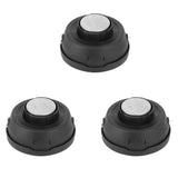 3Pcs/Box Universal Lawn Mower Trimmer Head with Trimmer Line Replacement Garden AccessoryH14 Silver V1294-YM0901-3111200151311