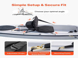 Kayak Seat, 1 Pack 31 mm Thick, Universal Paddle Board Seat with Back Support, Hexagonal Sit-on-Top V952-PHTRZYEVAPMJFVEJE001V0