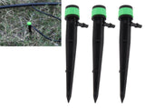 100pcs Drip Emitters 360 Degree Adjustable Water Flow Drippers Sprayer for Patio Lawn Bed Watering V1294-YM0706-3111230192213