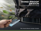 RV Conditioner Cover Waterproof 600D Oxford Cloth Camper AC Roof Cover Dustproof Travel Trailer V1366-AZ2-W-15058