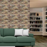 10PCS 3D Foam Patchwork Self Adhesive Home Wallpaper Panels 70 x 77cm V195-FT032