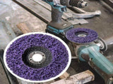 10 x 125mm x 22mm POLY STRIP DISC WHEEL PAINT RUST REMOVAL CLEAN GRINDER V201-ROND0125PU8AU