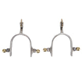 1 Pair Horse Spurs Stainless Steel Exquisite Cowboy Boot Spurs for Horse Training V1294-YM3111220275111-0421
