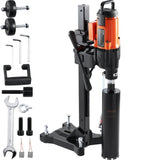 Diamond Core Drilling Machine, 10in Wet Concrete Core Drill Rig with Stand Wheels, 750RPM Speed & V952-LSJGSZKJYCW104M3IV3