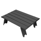 Mini Portable Aluminium Alloy Folding Table Outdoor Camping BBQ Picnic Table Black V1294-YM0901-3111200232911