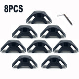 Right Angle Clamp Set for Woodworking, 8-Piece Corner Clamp Tool Kit for DIY Furniture Assembly, V1341-ZY-SMUCFRR4-BLACK8PCS