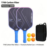 T700 Carbon Fiber Pickleball Paddle Set 8.0oz Lightweight Widebody Design, Ideal for V1232-PKQTTZ001