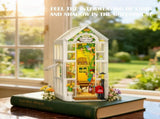 Flower House Building Blocks Set for Adults,Ideas Flowers Garden Greenhouse Playset,Creative Gift V1259-DP01-I-00075
