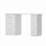 Artiss Computer Desk Drawer Shelf Cabinet White 120CM FURNI-O-DESK-120-WH-AB