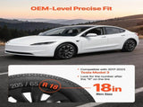 Hubcaps Wheel Covers for 2017-2023 Tesla Model 3, 18 Inch Set of 4 Wheel Rim Cover Hubcaps OEM Style V952-ZYLGGYGH4JTT0GYKX001V0