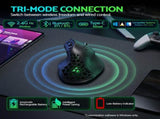 SOLAKAKA E9 Vertical MMO Gaming Mouse Tri-Mode 36000 DPI Ergonomic XFF3-MSSME9-BK