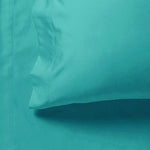 1000TC Ultra Soft Fitted Sheet & 2 Pillowcases Set - King Size Bed - Teal V493-AKF-07