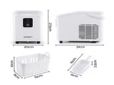 Devanti Ice Maker 11-12kg Portable Bullet Cube Machine White IM-ZB-E-11WL02-WH