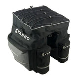 60 L Bicycle Pannier Bag, Water-Resistant Bike Rear Rack Bag with 7 Compartments and Rain Cover for V1189-LC-HW-00250