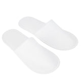 50 Pair White Disposable Slippers Hotel Slippers Anti Slip Spa Centre Travel Slippers for Outdoor V1294-YM0523-3112220003011