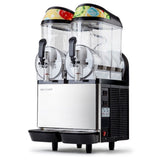 POLYCOOL 24L Double Tank Commercial Slush Machine, Quality Donper Compressor, Frozen Slushy Maker V219-ICESLHPLYA24L
