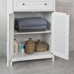 Freestanding Storage Cabinet with Doors/Drawer 60x87x35 cm V178-84874