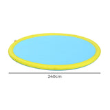 Pawz Splash Pad Kids Pet Sprinkler Water Play Mat 240cm PT1342-AU