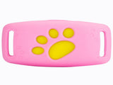 Pink Real-Time Pet GPS Tracker Locator - Magnetic Charging, Multi-Mode Positioning for Dogs & Cats V888-ELOSUNG24650