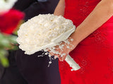 Delicate Bridal Buequet Crystal Artificial Pearl Holding Flowers Wedding Decor V1294-YM0901-3115200012011