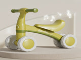 Balance Bike, Pedal-Less Baby Scooter, Toddler Learning Walker with Music for Ages 13 Green V1265-AU-497-GREEN